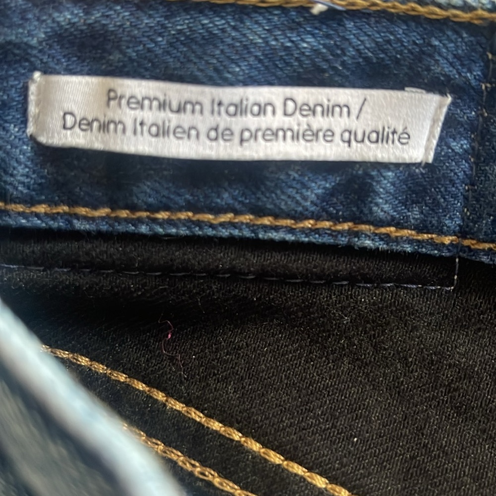 Calvin Klein High Rise Patchwork Jeans Size 25 - Picture 7 of 7